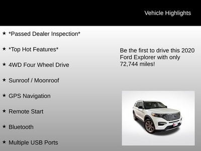 2020 Ford Explorer Platinum