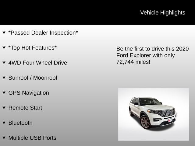 2020 Ford Explorer Platinum