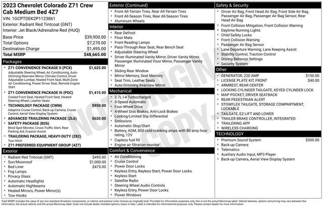 2023 Chevrolet Colorado Z71