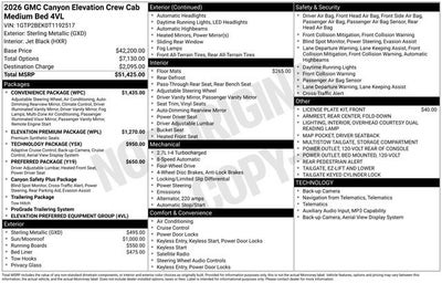 2026 GMC Canyon Elevation