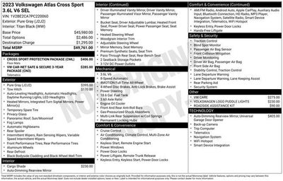 2023 Volkswagen Atlas Cross Sport 3.6L V6 SEL
