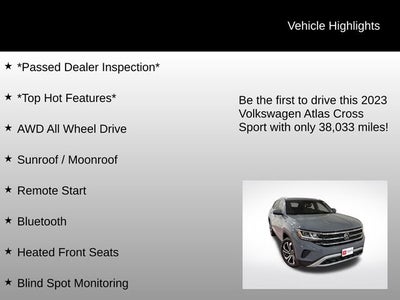2023 Volkswagen Atlas Cross Sport 3.6L V6 SEL