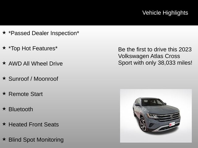 2023 Volkswagen Atlas Cross Sport 3.6L V6 SEL