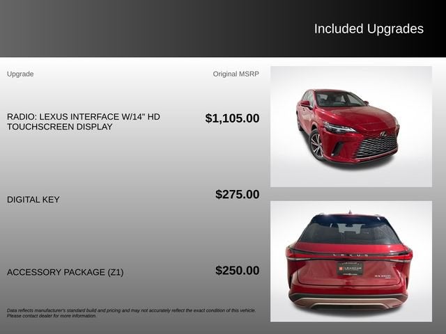 2024 Lexus RX 350h Premium