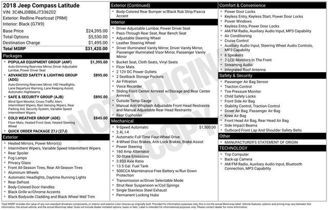 2018 Jeep Compass Latitude