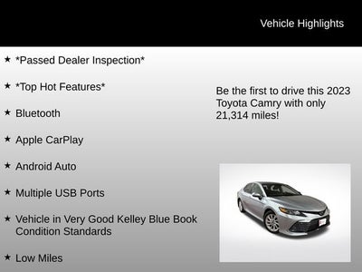 2023 Toyota Camry LE