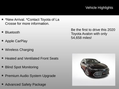 2020 Toyota Avalon Hybrid Limited