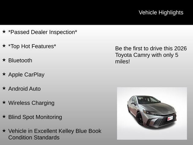 2026 Toyota Camry SE