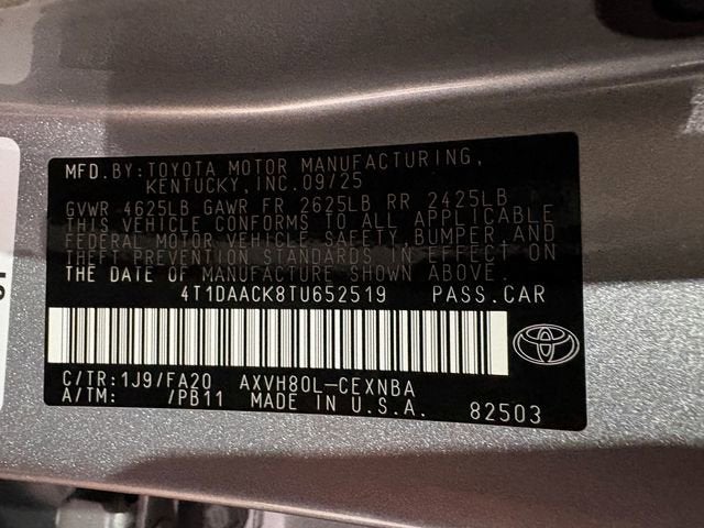 2026 Toyota Camry LE