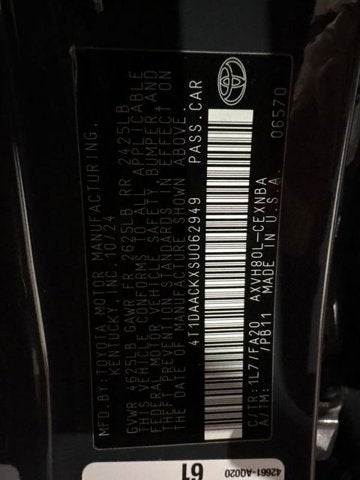 2025 Toyota Camry LE