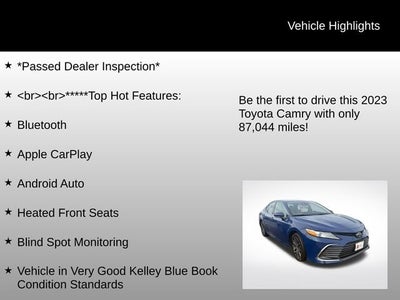 2023 Toyota Camry XLE