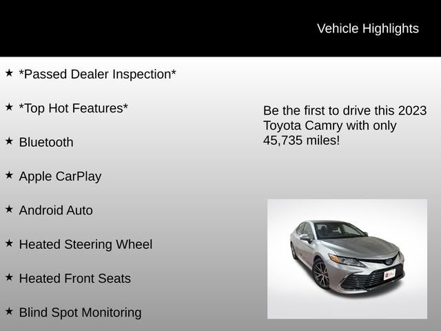 2023 Toyota Camry Hybrid XLE