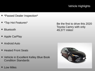 2020 Toyota Camry Hybrid XLE