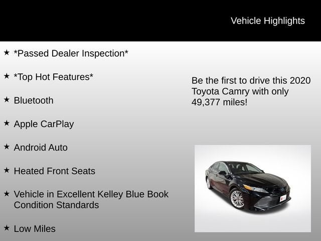 2020 Toyota Camry Hybrid XLE