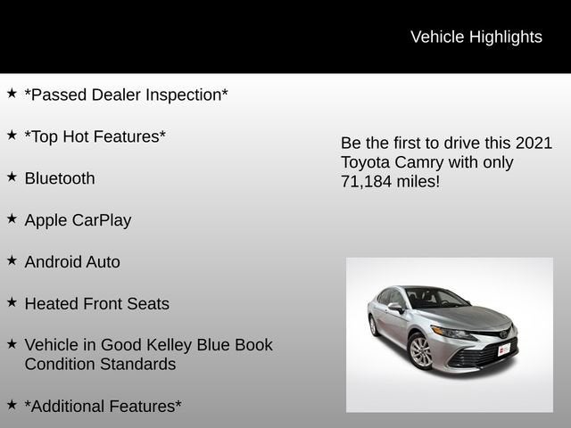 2021 Toyota Camry LE