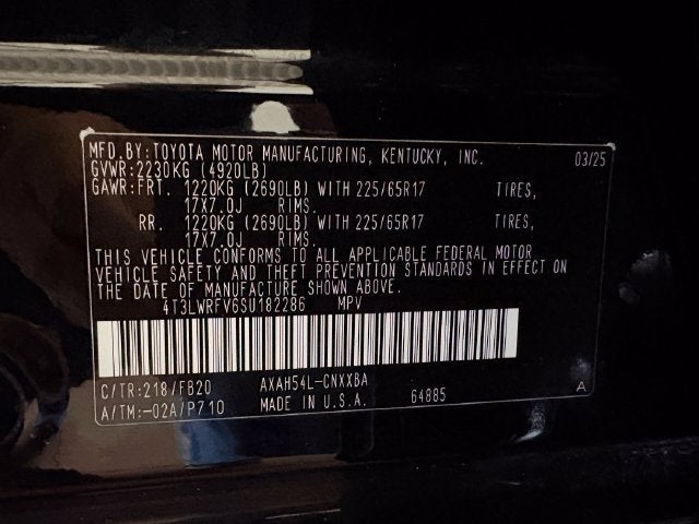 2025 Toyota RAV4 Hybrid LE
