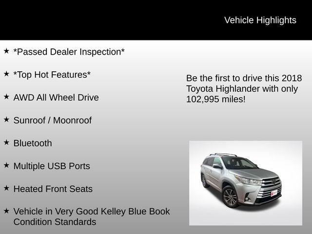 2018 Toyota Highlander XLE