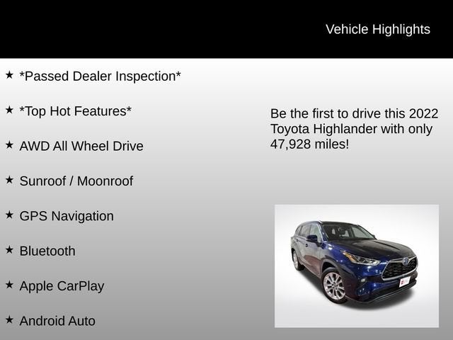 2022 Toyota Highlander Hybrid Limited