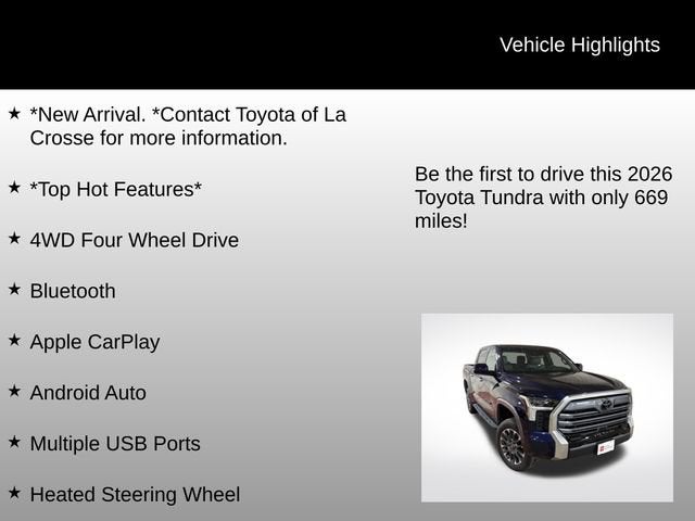 2026 Toyota Tundra Limited