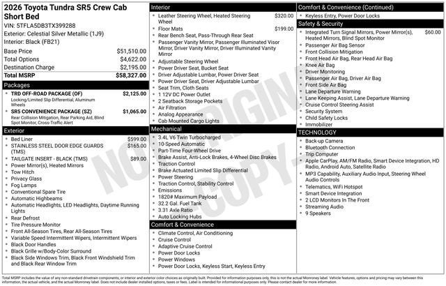 2026 Toyota Tundra SR5