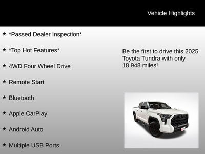 2025 Toyota Tundra Hybrid TRD Pro