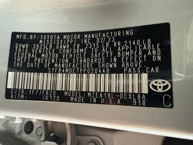 2023 Toyota Corolla LE