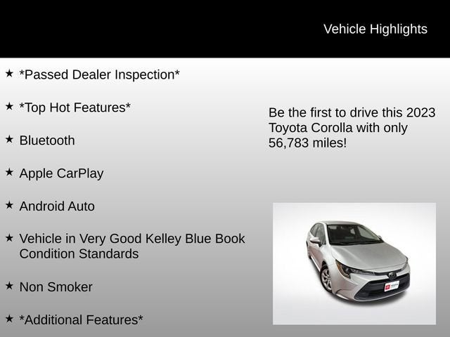 2023 Toyota Corolla LE