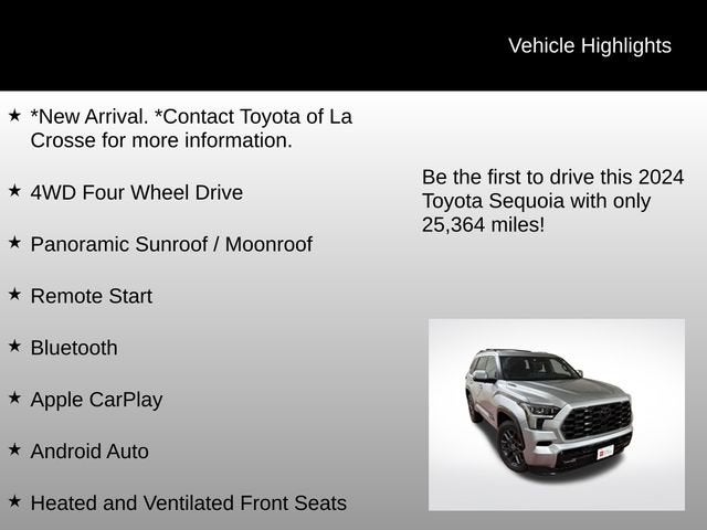 2024 Toyota Sequoia Platinum