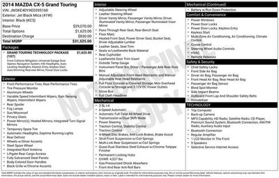 2014 Mazda Mazda CX-5 Grand Touring