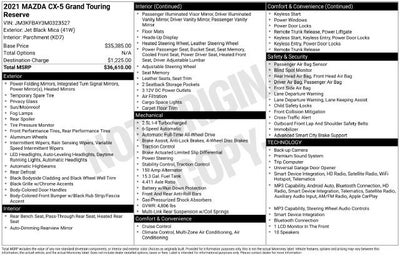 2021 Mazda Mazda CX-5 Grand Touring Reserve