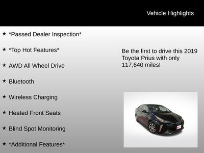 2019 Toyota Prius XLE AWD-e