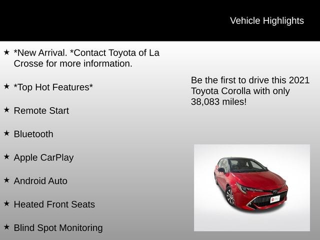 2021 Toyota Corolla Hatchback XSE