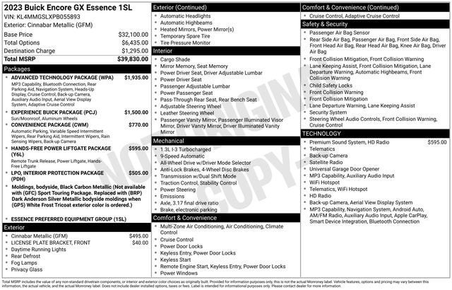 2023 Buick Encore GX Essence