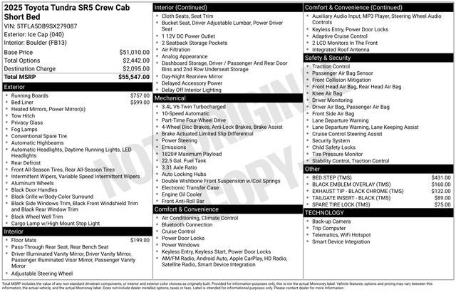 2025 Toyota Tundra SR5