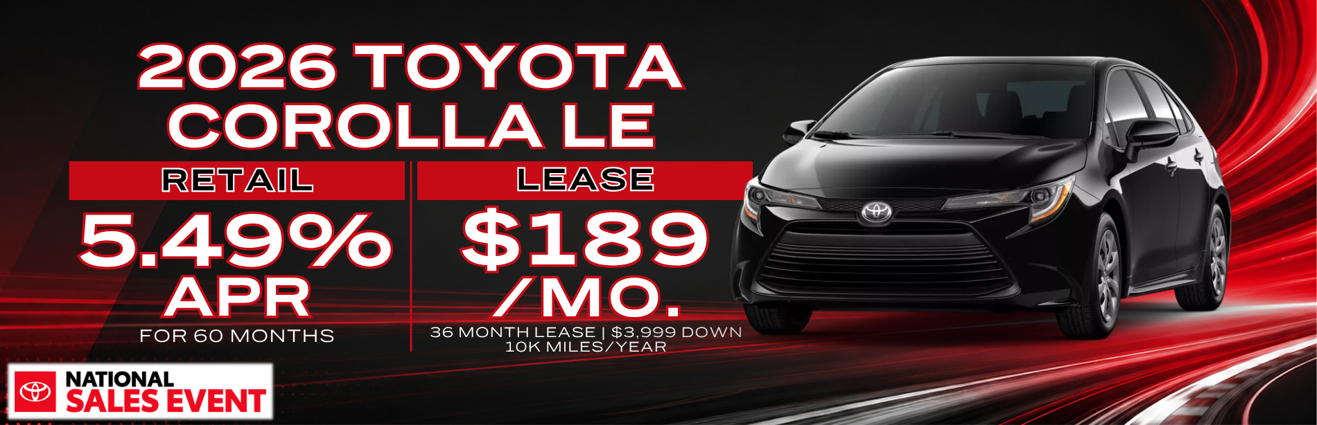 Corolla Lease Offer