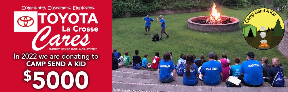 Toyota of La Crosse Cares