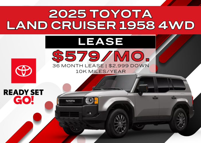 Lease a 2025 Toyota Land Cruiser for $579/month! | LeadCar Toyota La ...