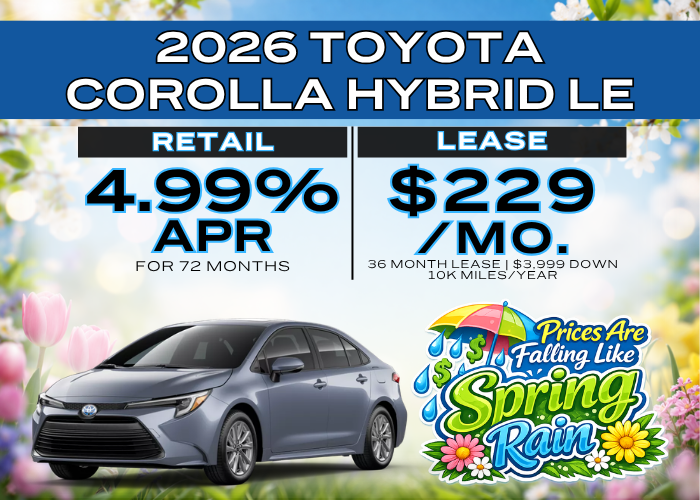 2026 TOYOTA COROLLA HYBRID