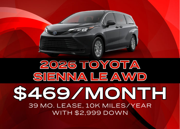 2026 TOYOTA SIENNA LE