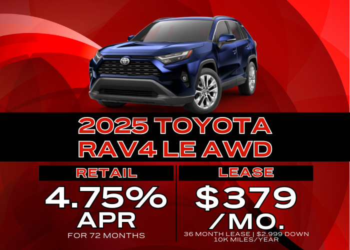 2025 TOYOTA RAV4 LE AWD