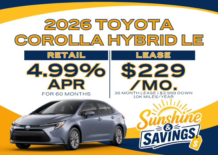 2026 TOYOTA COROLLA HYBRID