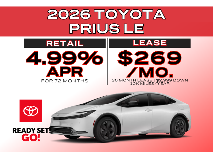 2026 TOYOTA PRIUS LE