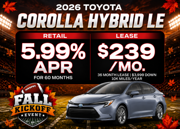 2026 TOYOTA COROLLA HYBRID